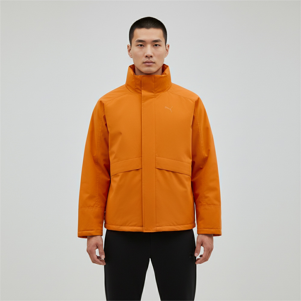 puma彪马2025男子男子-WINTERIZED Woven Down Jacket-橙褐色厚羽绒服-短69284962