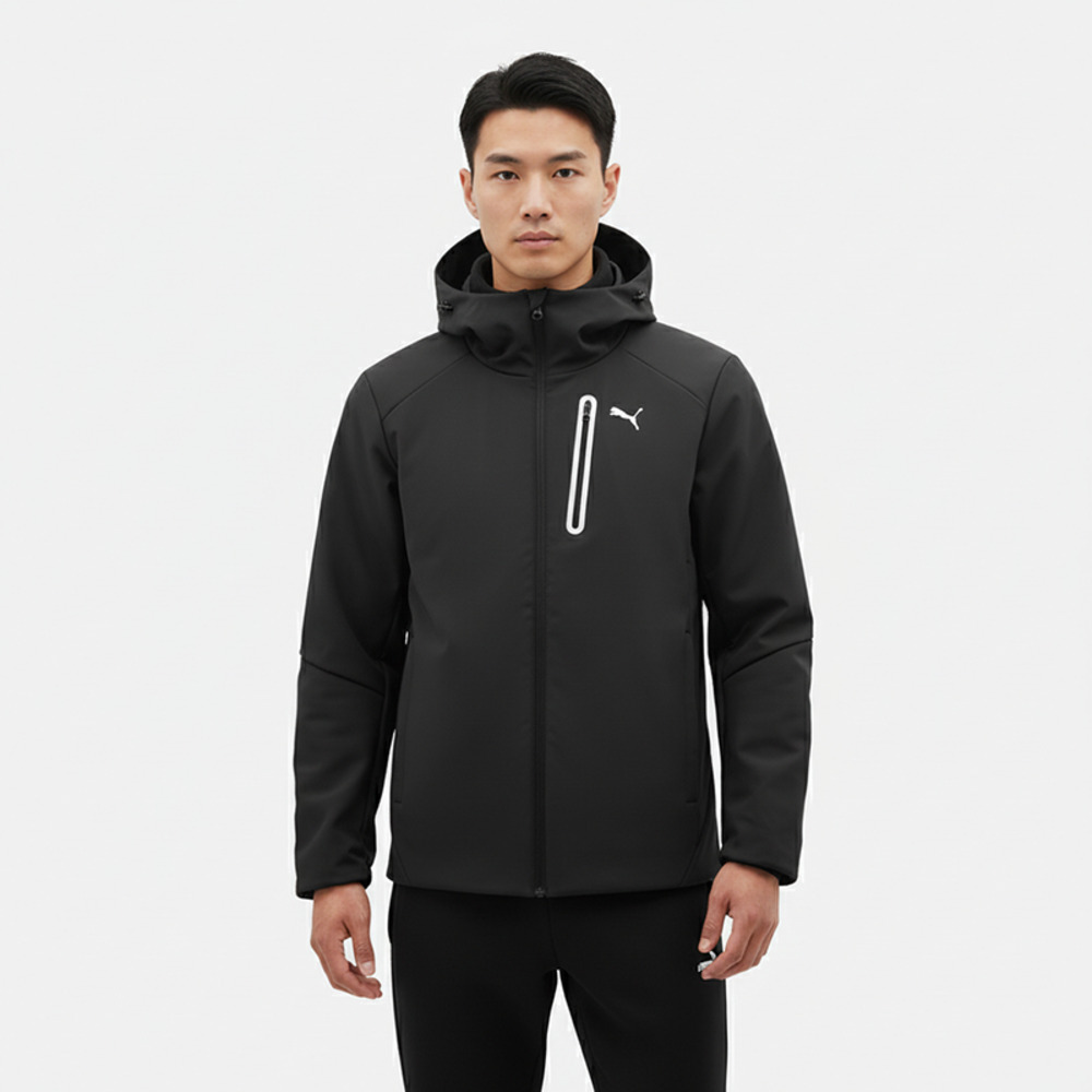 puma彪马2025男子男子-3 in 1 Jacket-黑色梭织连帽外套63578301