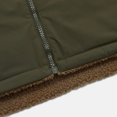 puma彪马2025男子男子-WINTERIZED Reversable Down Jacket-深橄榄色-巧克力豆厚羽绒服-短69285083