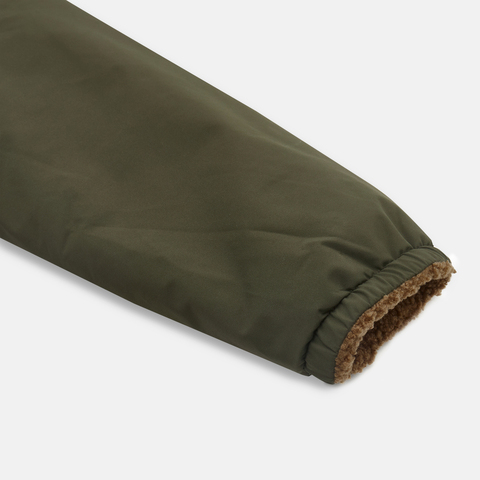 puma彪马2025男子男子-WINTERIZED Reversable Down Jacket-深橄榄色-巧克力豆厚羽绒服-短69285083