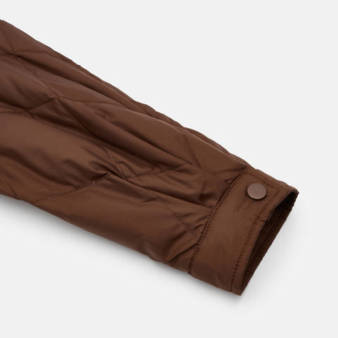 puma彪马2025男子男子-WINTERIZED Shirt Down Jacket-咖啡棕厚羽绒服-短63576165