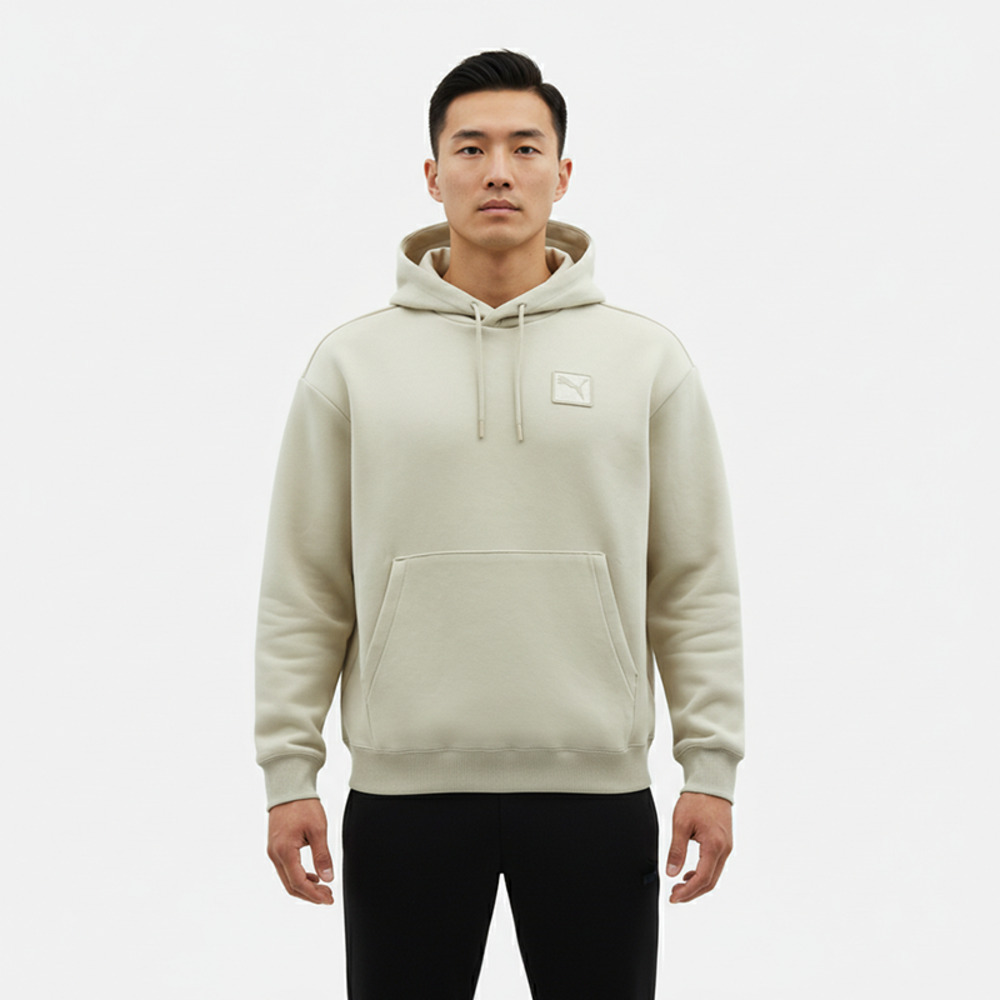 puma彪马2025男子男子-PRIME ESS Hoodie DK-大理石灰针织连帽卫衣63570868