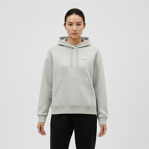 puma彪马2025女子女子-PRIME ESS Hoodie DK W-浅灰色针织连帽卫衣63571110