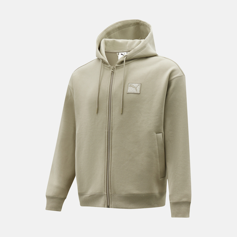 puma彪马2025男子男子-PRIME ESS FZ Hoodie-大理石灰针织连帽外套63631568