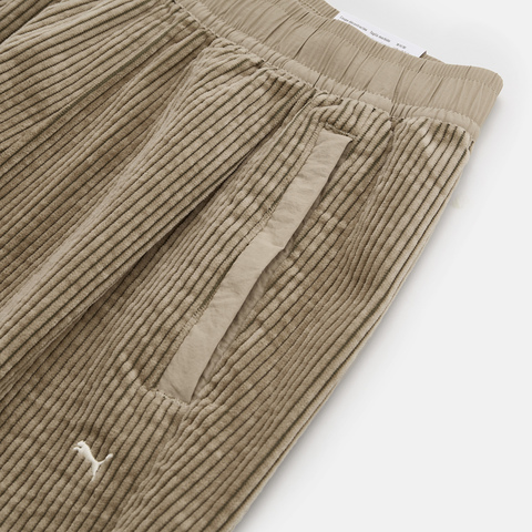 puma彪马2025中性中性-PLUSHVILLE Woven Pants-冰咖色梭织长裤63350555