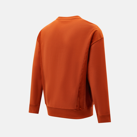 puma彪马2025中性中性-PLUSHVILLE Crew-咖啡色针织无帽卫衣63350393