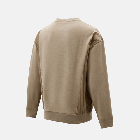 puma彪马2025中性中性-PLUSHVILLE Crew-冰咖色针织无帽卫衣63350355