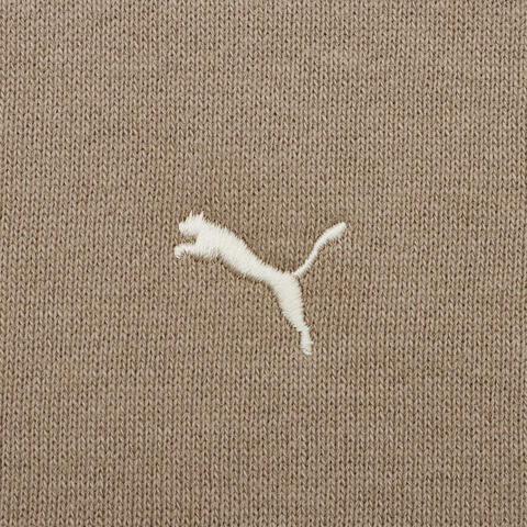 puma彪马2025中性中性-PLUSHVILLE Crew-冰咖色针织无帽卫衣63350355