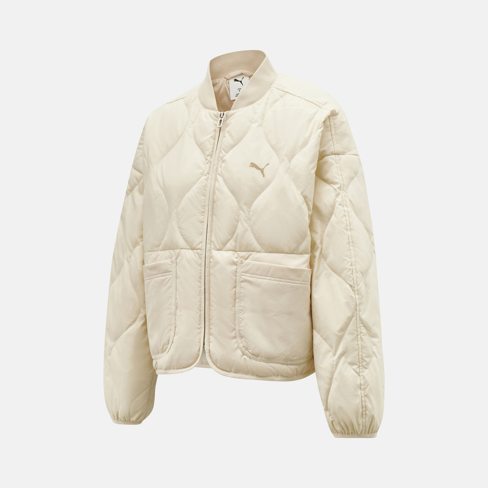 puma彪马2025女子女子-Line Down Jacket-雪白色厚羽绒服-短63550287