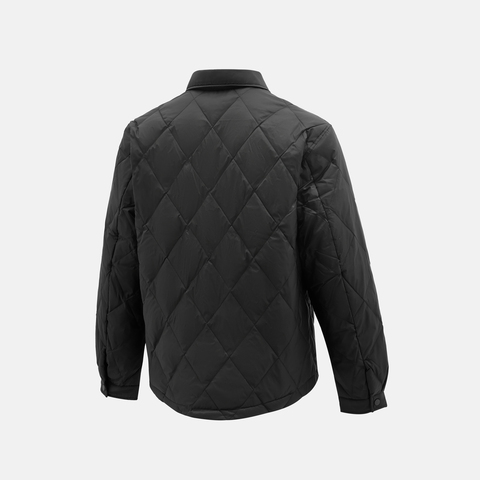 puma彪马2025男子男子-WINTERIZED Shirt Down Jacket-黑色厚羽绒服-短63576101