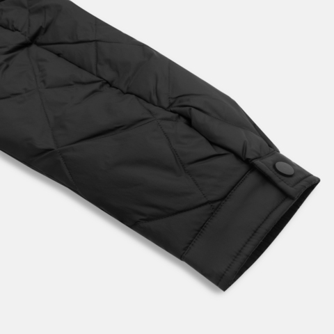 puma彪马2025男子男子-WINTERIZED Shirt Down Jacket-黑色厚羽绒服-短63576101