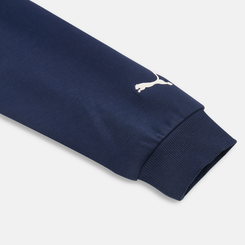 puma彪马2025男子男子-RETRO TAPE Relaxed Hoodie DK-海军蓝针织连帽卫衣63571806