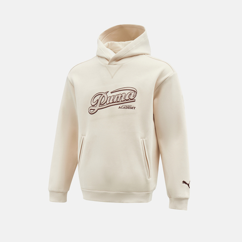 puma彪马2025男子男子-RETRO TAPE Relaxed Hoodie DK-雪白色针织连帽卫衣63571887