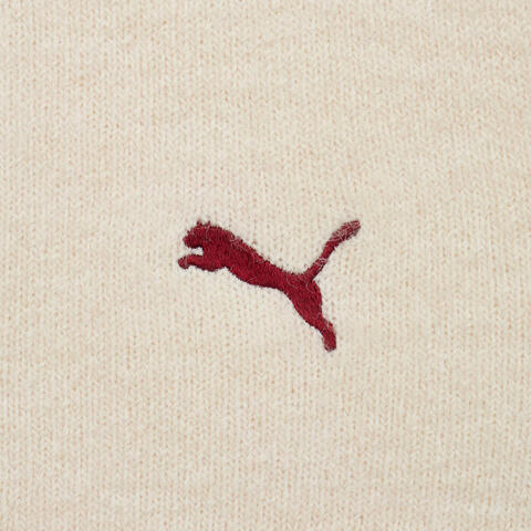 puma彪马2025女子女子-RETRO TAPE Slim Sweater W-雪白色毛线开衫63571987