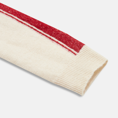 puma彪马2025女子女子-RETRO TAPE Slim Sweater W-雪白色毛线开衫63571987