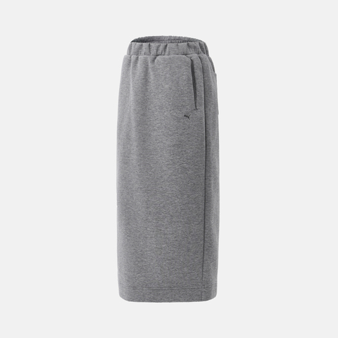 puma彪马2025女子女子-GR-XPRMNT Knit Skirt W-中花灰针织长裙63347363
