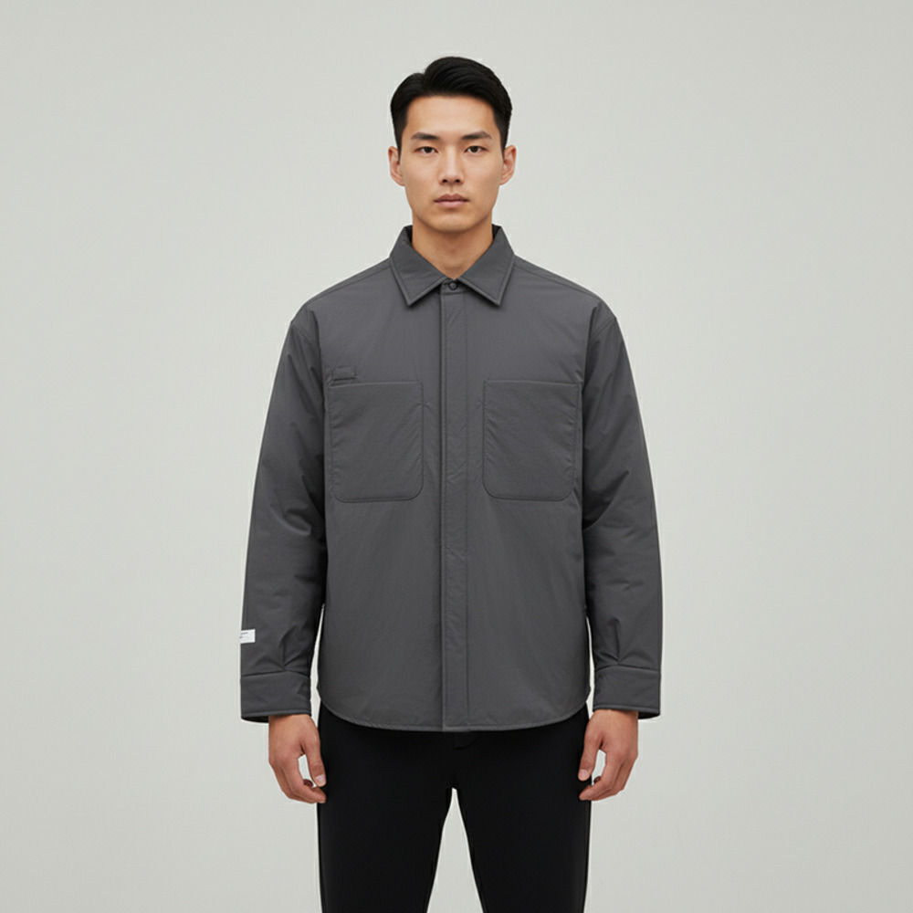 puma彪马2025中性中性-GR-XPRMNT Padded Shirt Jacket-黄昏灰薄棉服63347744