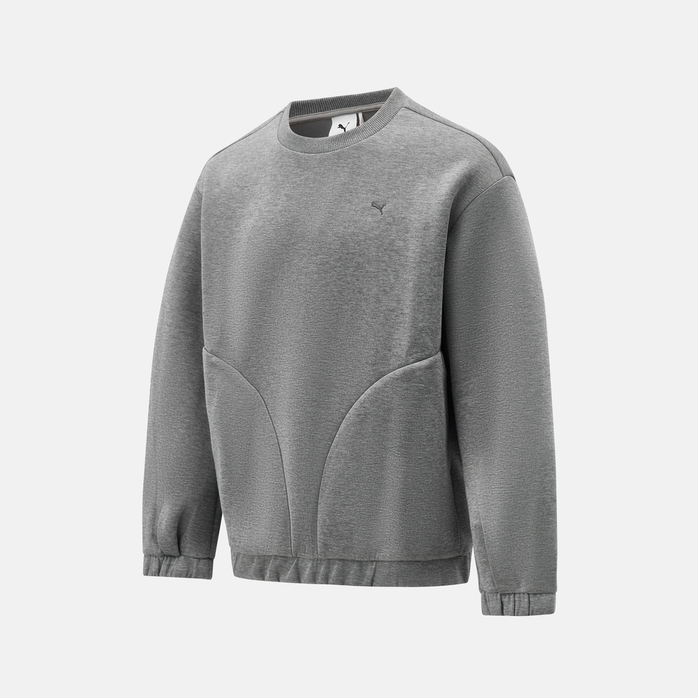 puma彪马2025中性中性-GR-XPRMNT Crew-中花灰针织无帽卫衣63347463