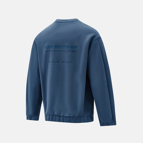 puma彪马2025中性中性-GR-XPRMNT Crew-深靛蓝色针织无帽卫衣63347480