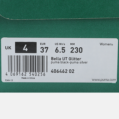 puma彪马2025女子女子-Bella UT Glitter-黑色-银色Bella40646202