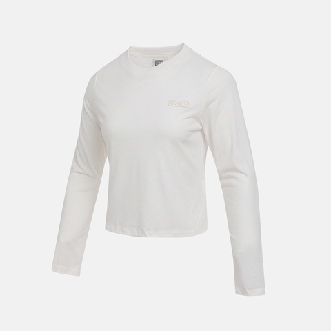 puma彪马2025女子女子-PUMA X ROSÉ Slim Longsleeve Tee-暖白针织无领长T63380577