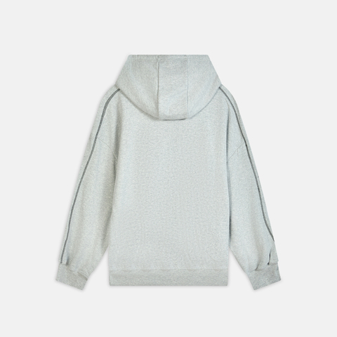 puma彪马2025女子女子-PUMA X ROSÉ T7 Oversized Full-Zip Hoodie TR-浅灰色针织连帽外套63380110