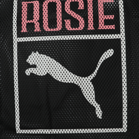 puma彪马2025女子女子-PUMA X ROSÉ Relaxed Mesh Top-黑色休闲背心63380401