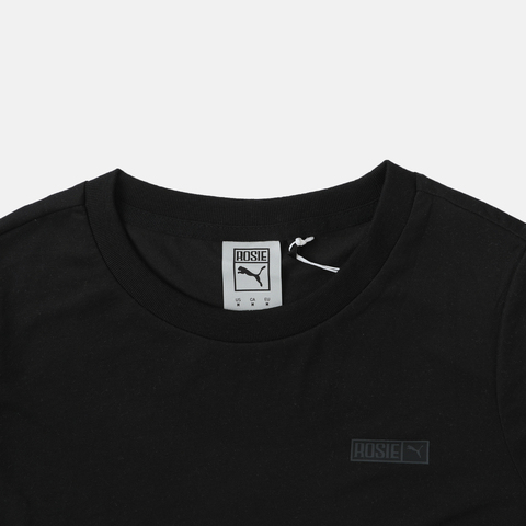 puma彪马2025女子女子-PUMA X ROSÉ Slim Longsleeve Tee-黑色针织无领长T63380501