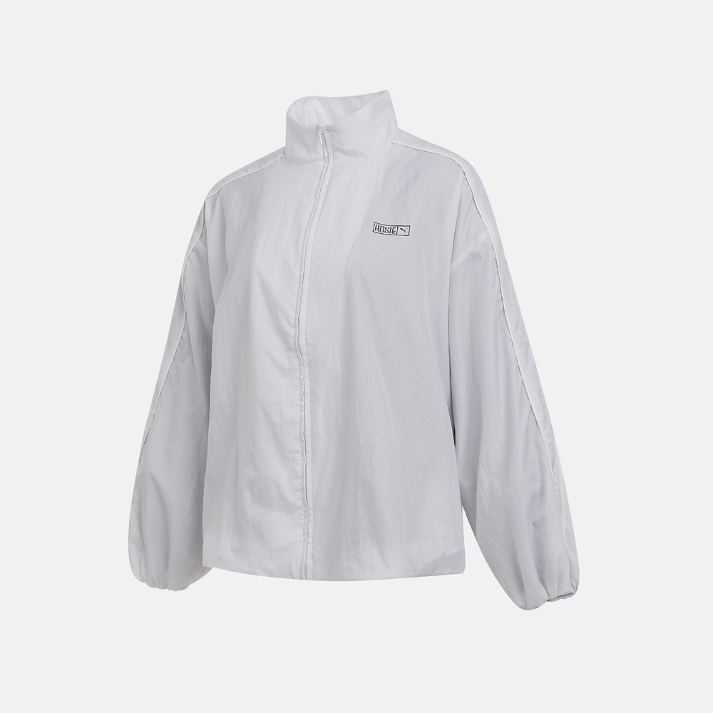 puma彪马2025女子女子-PUMA X ROSÉ T7 Oversized Track Jacket WV-银色梭织无帽外套63379332