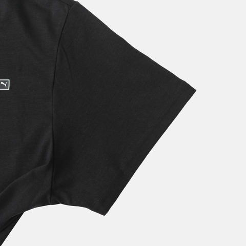 puma彪马2025女子女子-PUMA X ROSÉ Relaxed Tee-黑色针织无领短T63380601