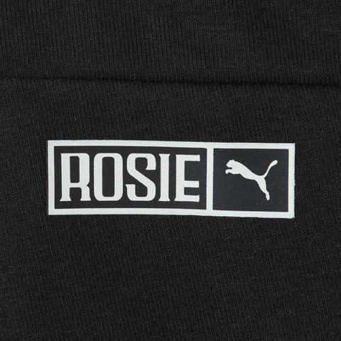 puma彪马2025女子女子-PUMA X ROSÉ Slim Pintuck Flared Leggings-黑色针织长裤63515601