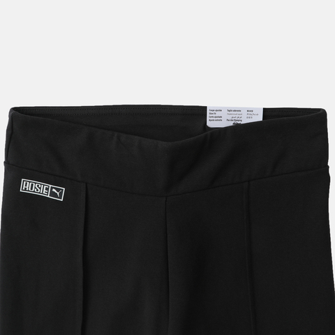 puma彪马2025女子女子-PUMA X ROSÉ Slim Pintuck Flared Leggings-黑色针织长裤63515601