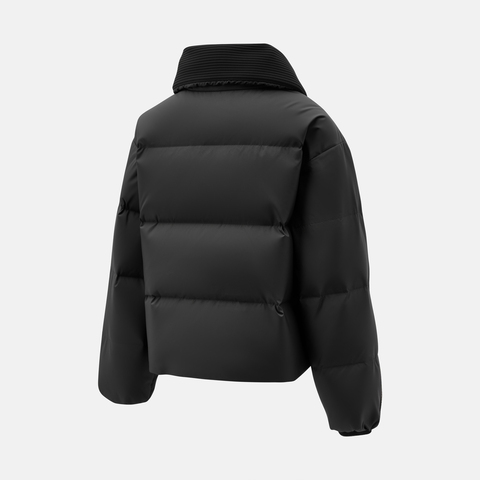 puma彪马2025女子女子-WINTERIZED Turn Down Collar W-黑色厚羽绒服-短63580701