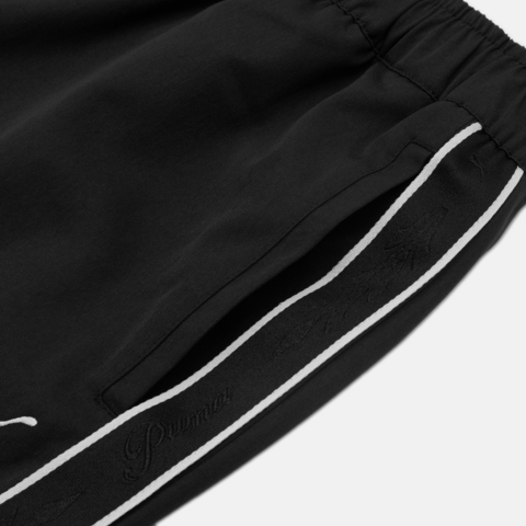 puma彪马2025女子女子-RETRO TAPE Woven Pants W-黑色梭织长裤63572101