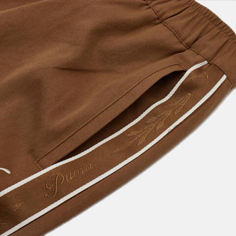 puma彪马2025女子女子-RETRO TAPE Woven Pants W-咖啡色梭织长裤63572185