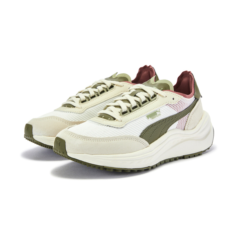 puma彪马2025中性中性-Rider Elite Urbancore-暖白-橄榄绿-雪白色Rider40461602