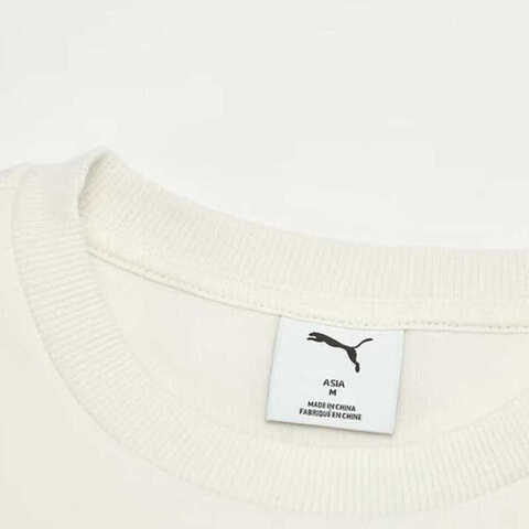 puma彪马2025女子女子-WARDROBE ESS HC Crew DK W-暖白针织无帽卫衣63387787