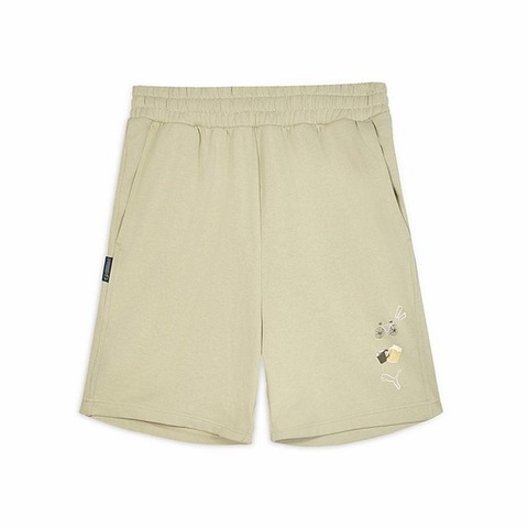 puma彪马2025男子男子-ALL IN GOOD TIME SHORTS KNIT-米白色针织短裤63479591