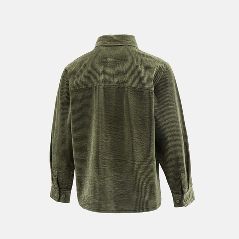 puma彪马2025中性中性-PLUSHVILLE Shirt-橄榄绿短袖衬衫63350281