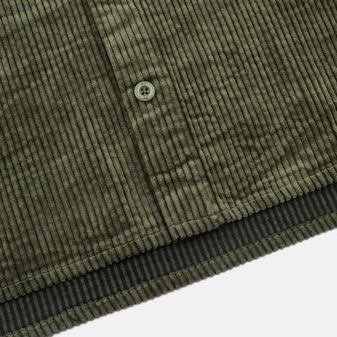 puma彪马2025中性中性-PLUSHVILLE Shirt-橄榄绿短袖衬衫63350281