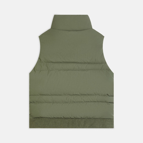 puma彪马2025中性中性-PLUSHVILLE Down Puffer Vest-橄榄绿羽绒背心63350181