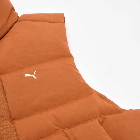puma彪马2025中性中性-PLUSHVILLE Down Puffer Vest-咖啡色羽绒背心63350193