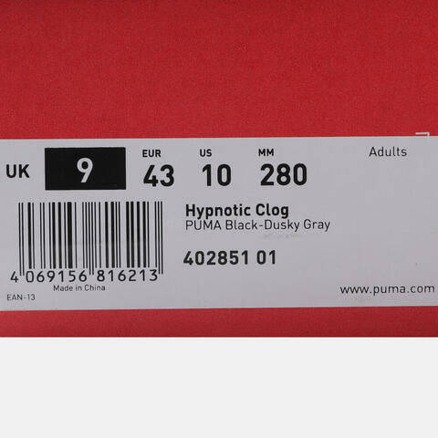 puma彪马2025中性中性-Hypnotic Clog-黑色-黄昏灰Hypnotic40285101
