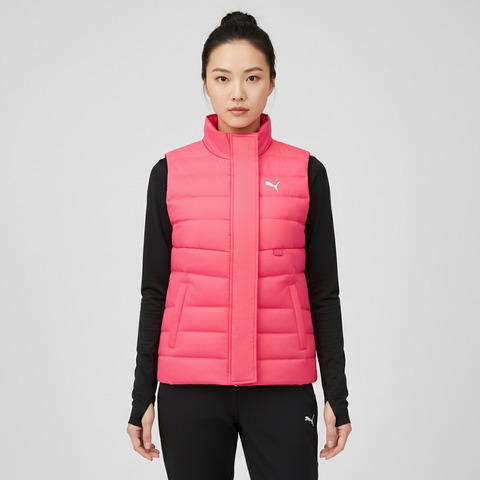 puma彪马2025女子女子-Women's Running Down Vest-玫粉色羽绒背心52870492