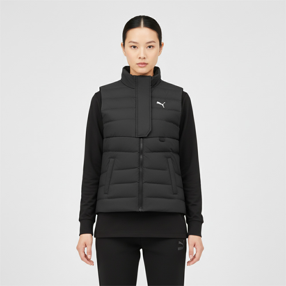 puma彪马2025女子女子-Women's Running Down Vest-黑色羽绒背心52870401