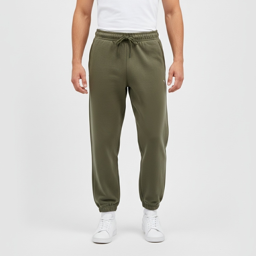 puma彪马2025中性中性-PLUSHVILLE Knit Pants-橄榄绿针织长裤63350481