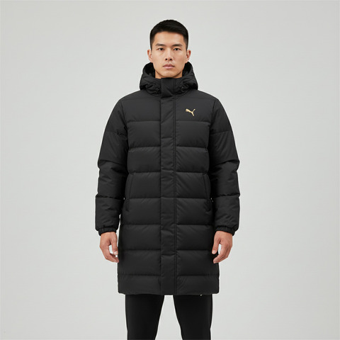 puma彪马2025男子男子-WINTERIZED Long Down Jacket-黑色厚羽绒服-长69285101
