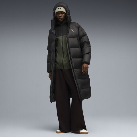 puma彪马2025男子男子-Hooded Down Puffer Coat-黑色厚羽绒服-长69108001