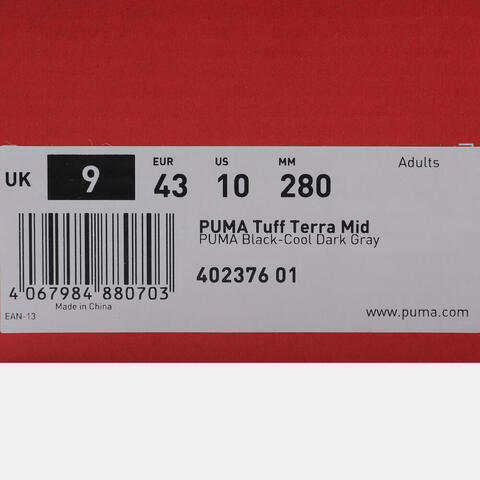 puma彪马2025中性中性-PUMA Tuff Terra Mid-黑色-深灰色TUFF40237601