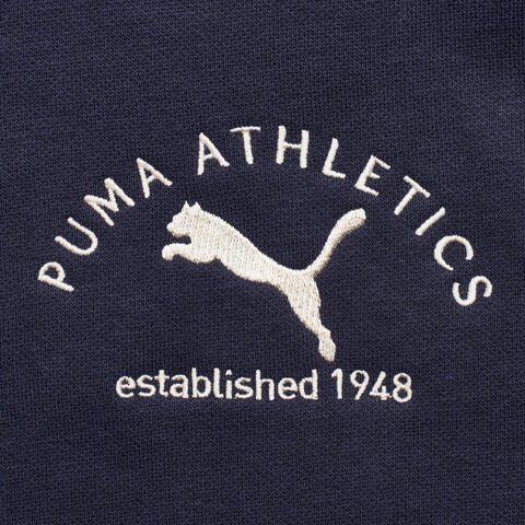 puma彪马2025男子男子-PUMA CLASS Graphic Hoodie FL-海军蓝针织连帽卫衣69260016